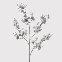 Snowy Pine with Pinecones Spray 95cm | Annie Mo's