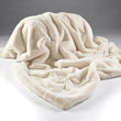 Soft Cream Faux Fur Throw - Size Choice | Annie Mo's