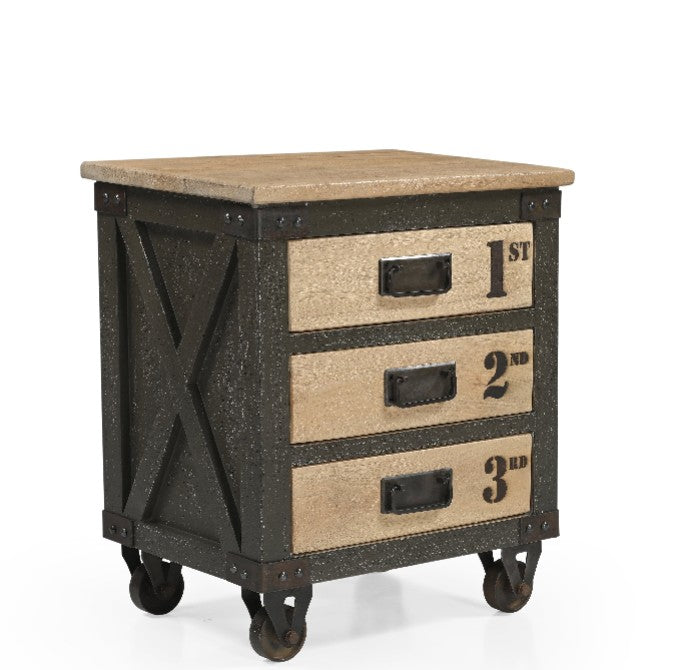 Soho Three Drawer Chest on Wheels | Annie Mo's