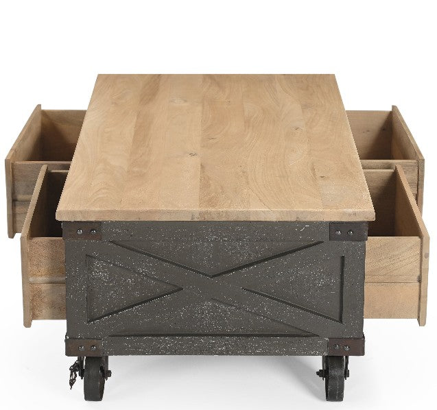 Soho Coffee Table on Wheels