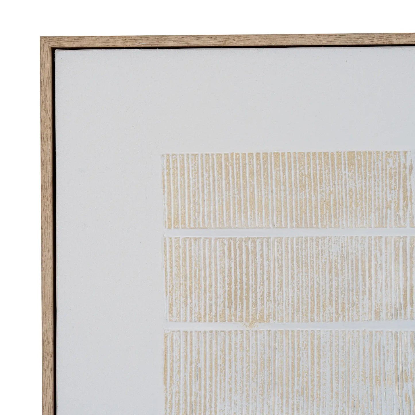Sola Textured Line Canvas in Frame 100cm