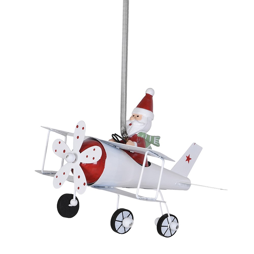 Springy Santa in Flight 12cm | Annie Mo's