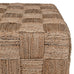 Square Jute Woven Coffee Table 90cm