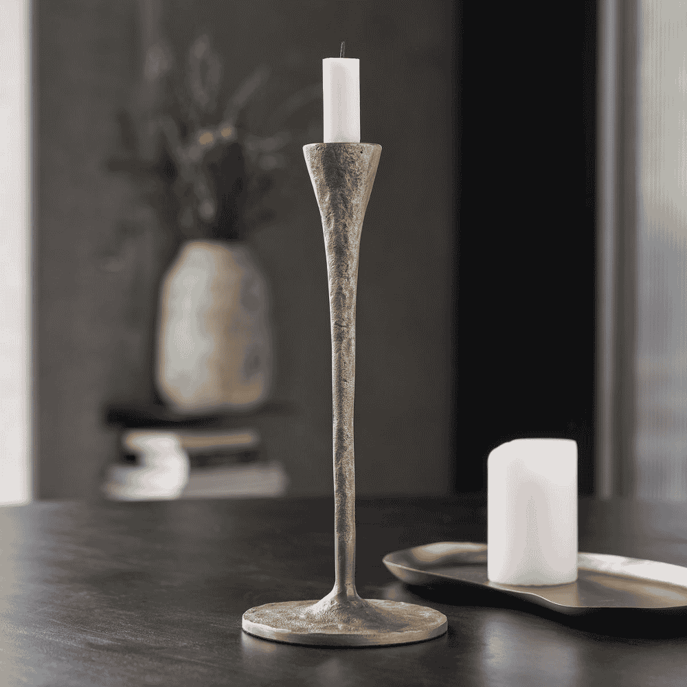 Stada Antiqued Brass Candlesticks - Size Choice