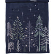 Navy and Silver Starlight Pines Table Runner 190cm