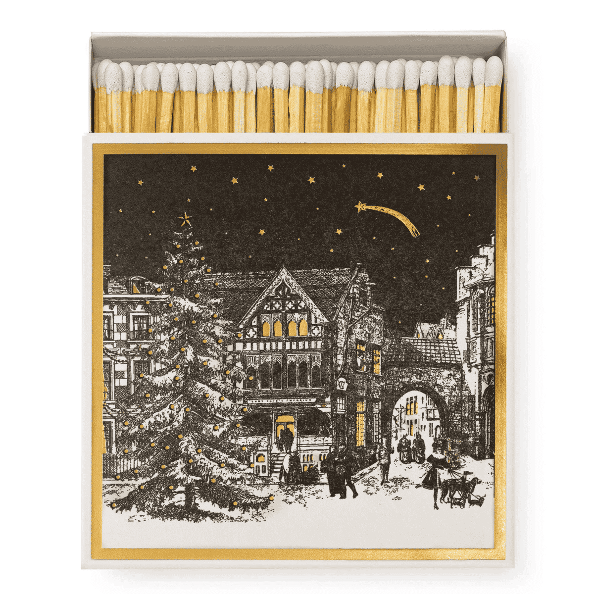 Starry Night | Square - Christmas Safety Matches | Annie Mo's