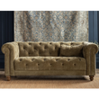 Stax Shallow Two Seat Fabric Sofa