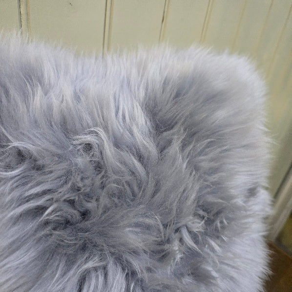 Steel Sheepskin Cushion 1