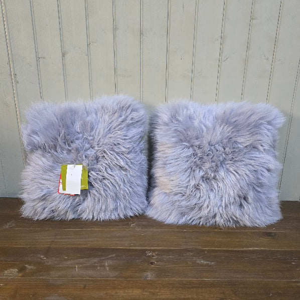 Steel Sheepskin Cushion 2