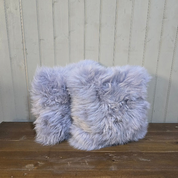 Steel Sheepskin Cushion 3