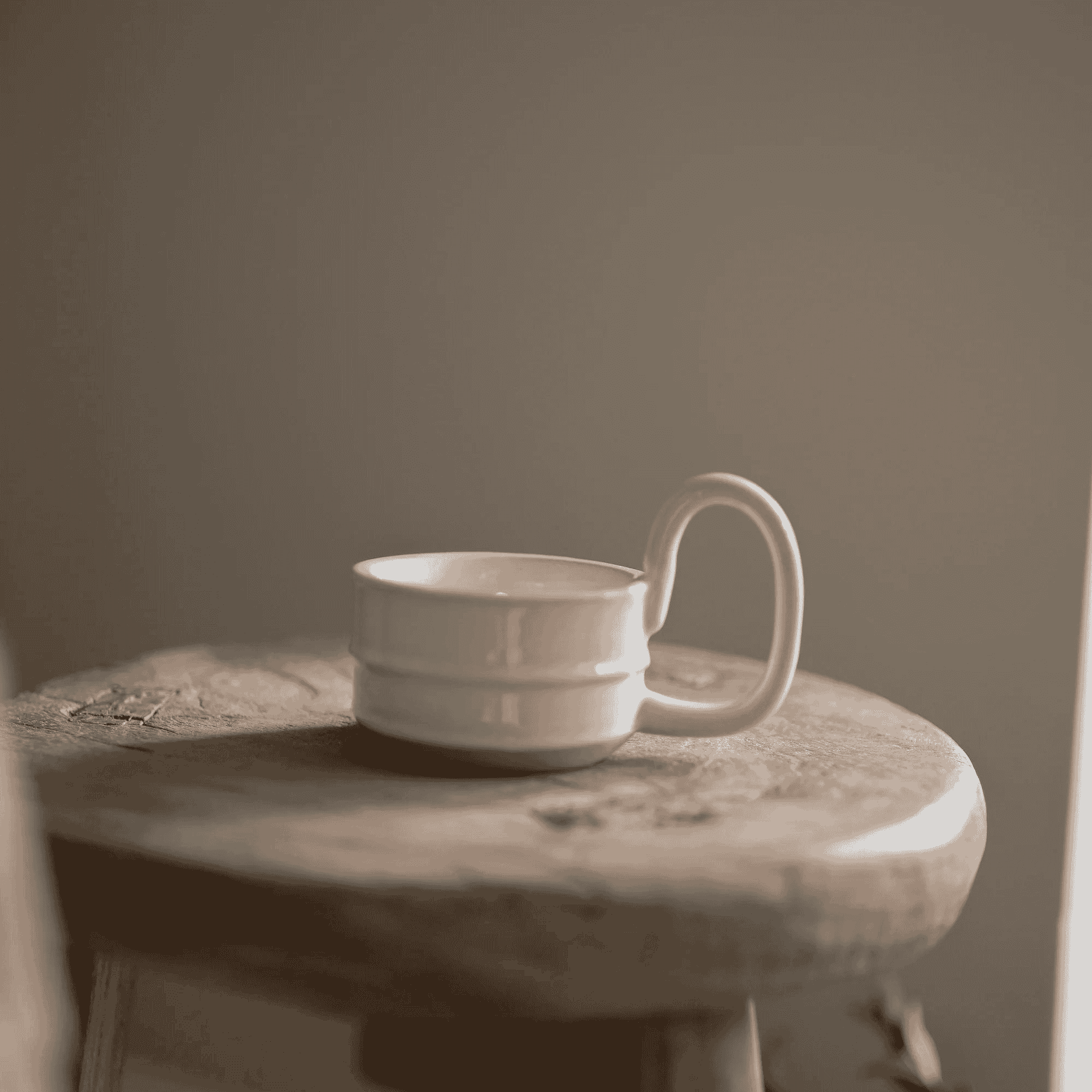 Stoneware Candle Cup - Milk White | Annie Mo's