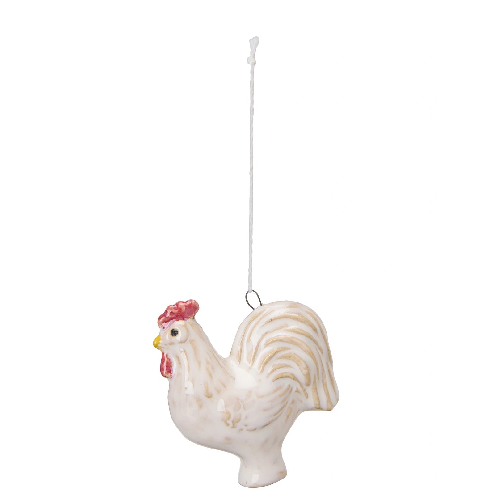 Stoneware Mix of Two Hanging Hen Easter Decor 6cm | Annie Mo's D