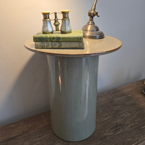 Stoneware Glaze Round Side Table 2