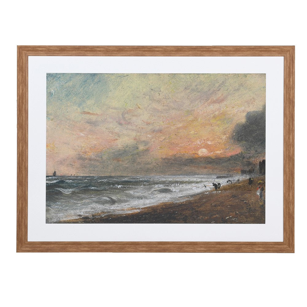 Stormy Shores Framed Print 125cm | Annie Mo's