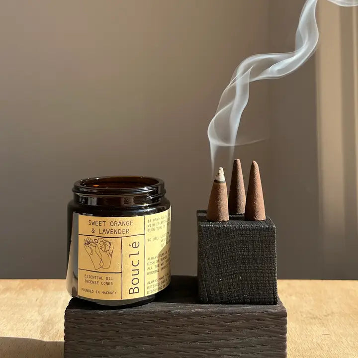 Sweet Orange & Lavender Incense Cones | Annie Mo's