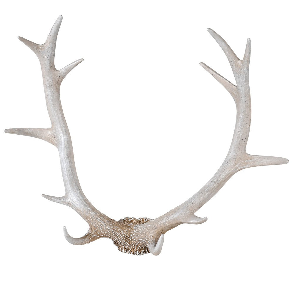 Grey Faux Antler Wall Hanger 43cm | Annie Mo's