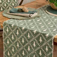 Tree Trellis Eucalyptus Runner 40 x 180cm | Annie Mo's