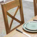Tewkesbury Upholstered X Back Dining Chair - Sold as a Pair