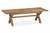Tewkesbury Extending Dining Table with X Bar - Size Choice