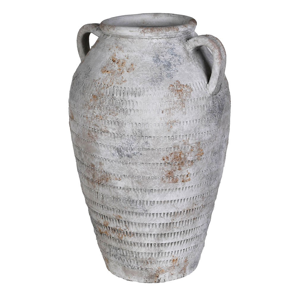 Tall Ash Handled Statement Vase 50cm
