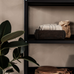 Tall Black Steel Bookcase 200cm