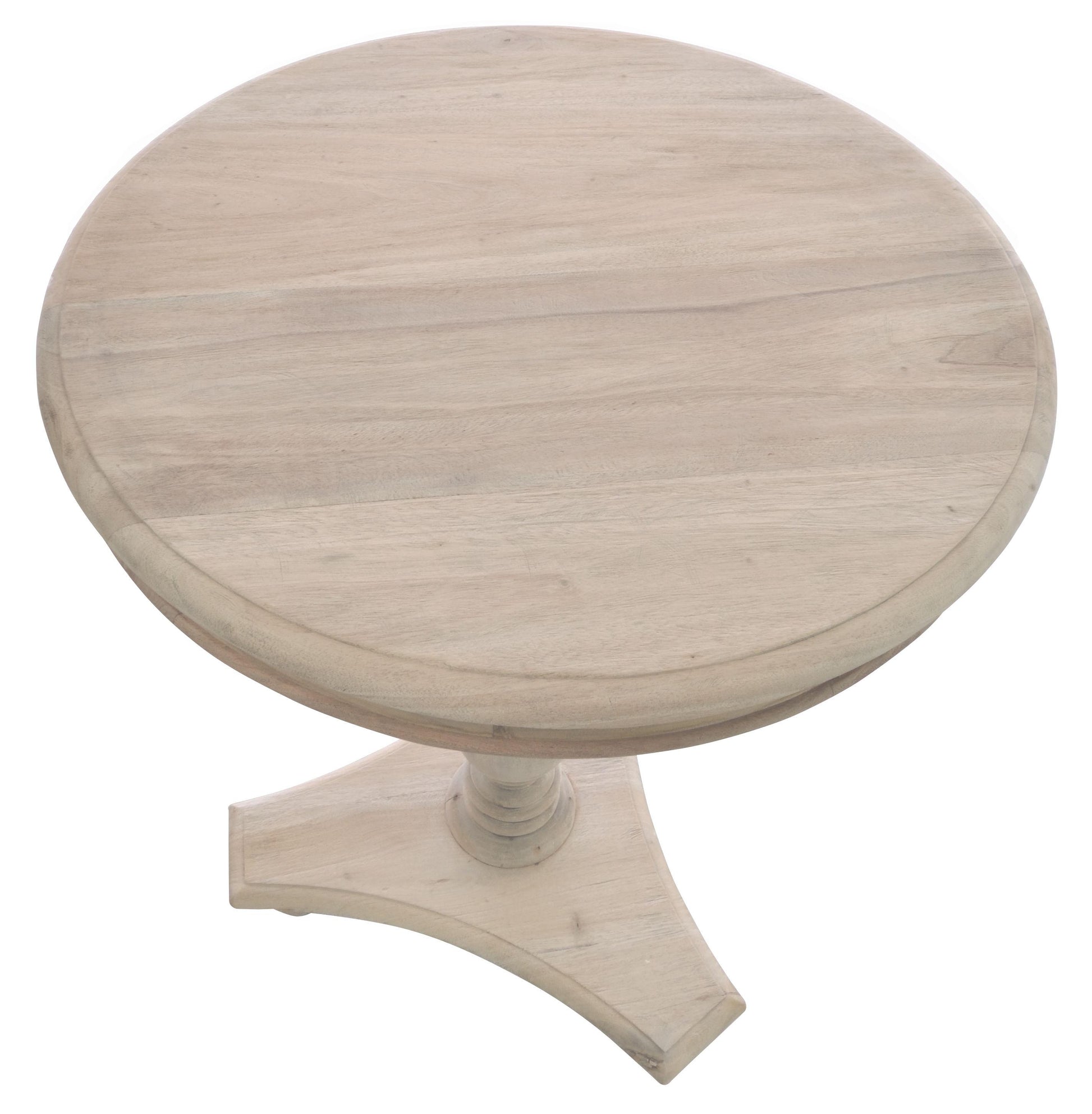 Tall Round Wine Table with Bun Feet 77cm-B