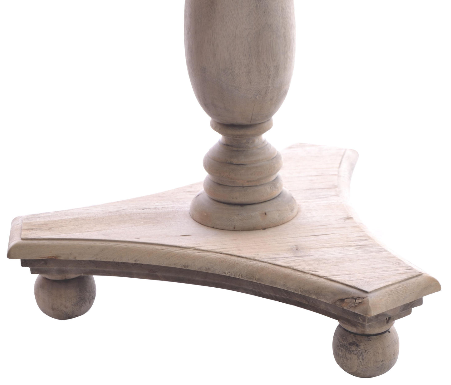 Tall Round Wine Table with Bun Feet 77cm-C