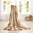 Tan Lynx Faux Fur Throw - Size Choice | Annie Mo's