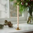 Taper Candle with Red Hearts | Annie Mo's