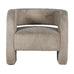 Taupe Faux Fur Chair | Annie Mo's B