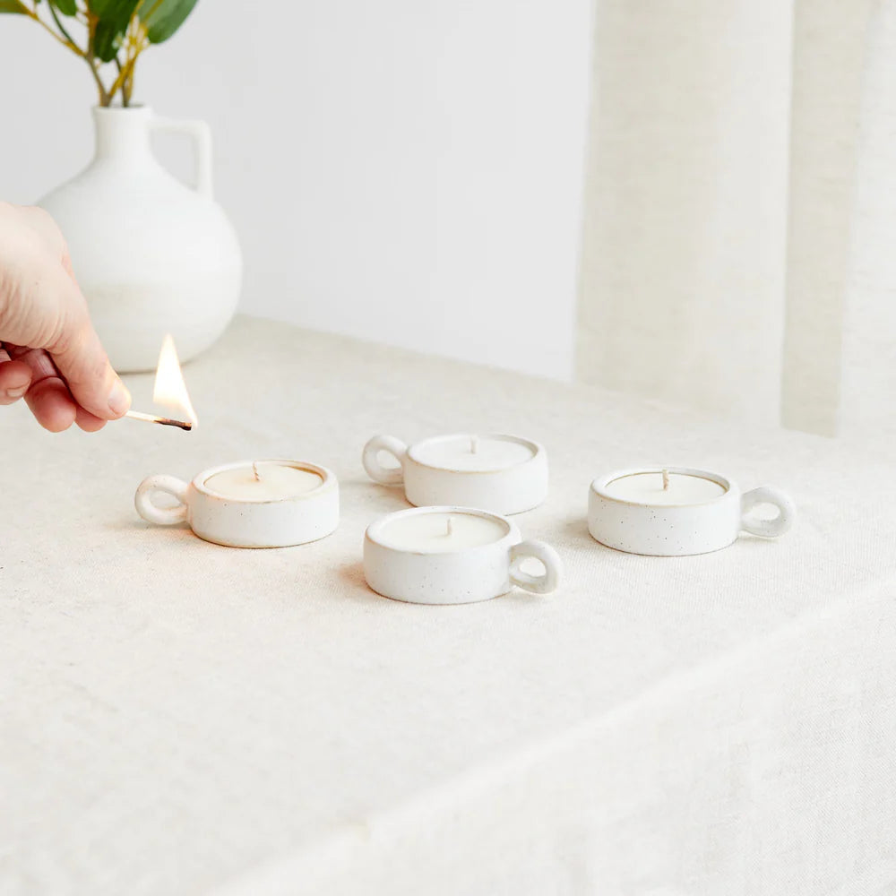 Tea Lights - Box of Four - Lemon & Lavender