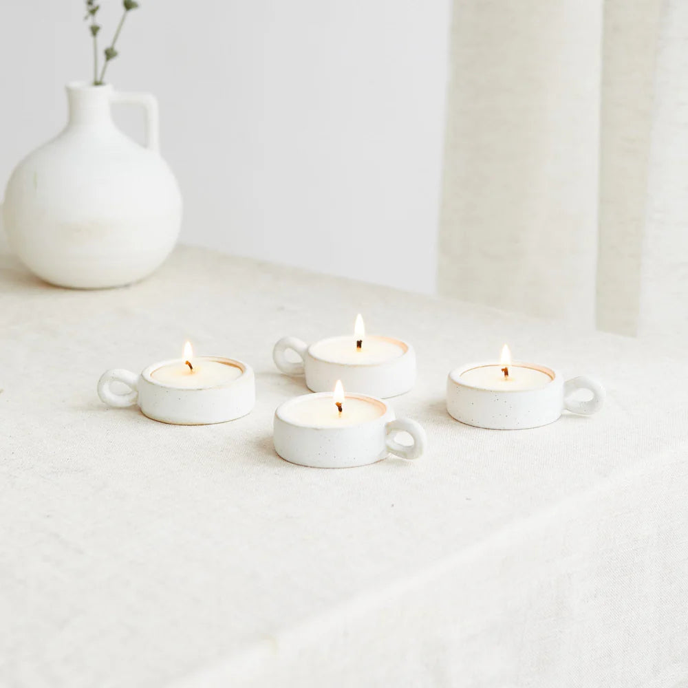 Tea Lights - Box of Four - Lemon & Lavender | Annie Mo's