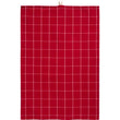 Tea Towel with Large Red Checks | Annie Mo's