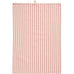 Tea Towel with Natural and Narrow Red Stripes 50cm x 70cm B