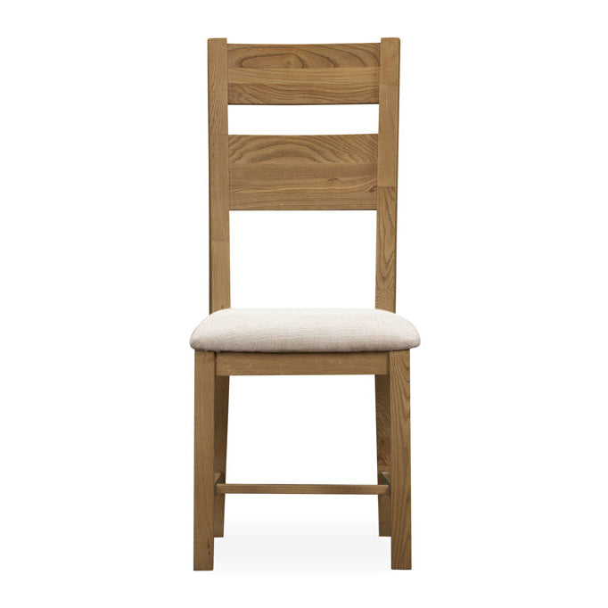 Tewkesbury Upholstered Slat Back Dining Chair - Sold as a Pair D