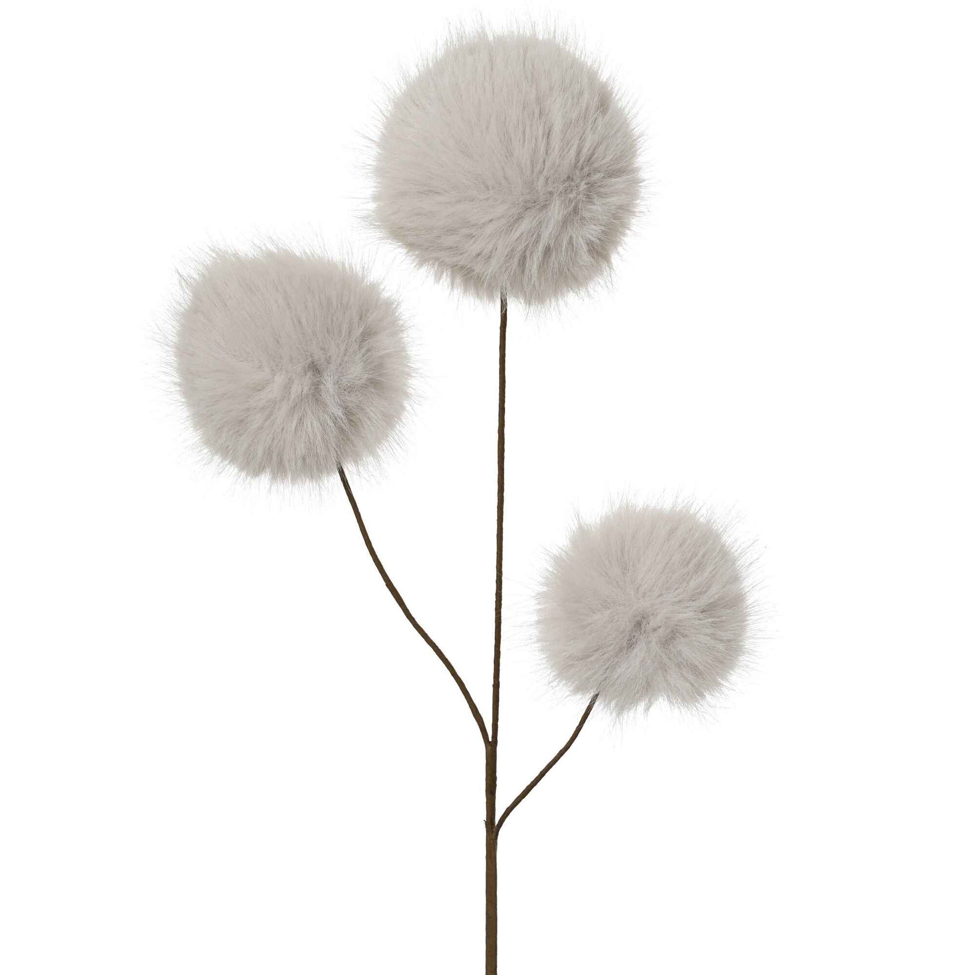 Three Fluffy Balls on Stem 70cm | Annie Mo's