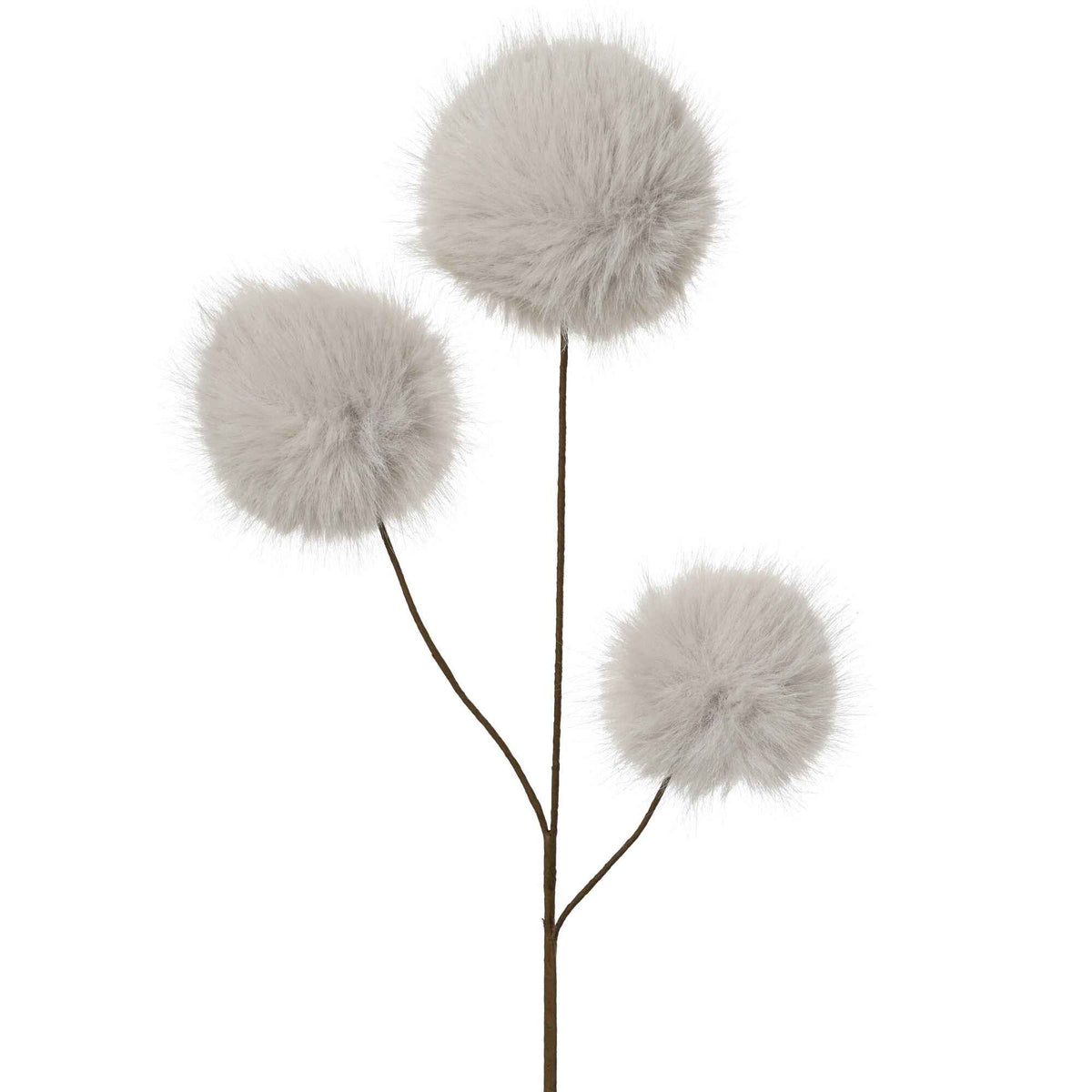 Three Fluffy Balls on Stem 70cm | Annie Mo's