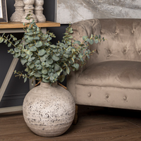 Tiber Large Stone Ceramic Vase 36cm | Annie Mo's