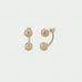 Tideform Earrings Gold | Annie Mo's B