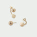 Tideform Earrings Gold | Annie Mo's D