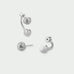 Tideform Earrings Silver | Annie Mo's C