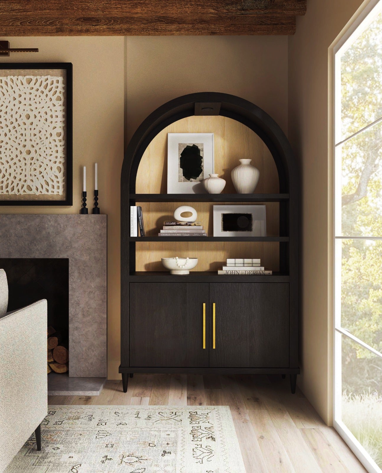 Timeless Curved Display Cabinet C