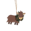 Tin Highland Cow Baby 7cm | Annie Mo's