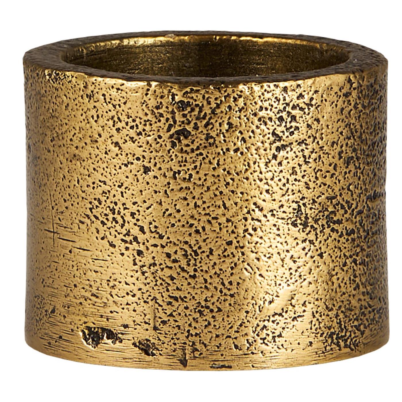 Tiznit Metal Chunky Dinner Candle Holder 4cm | Annie Mo's