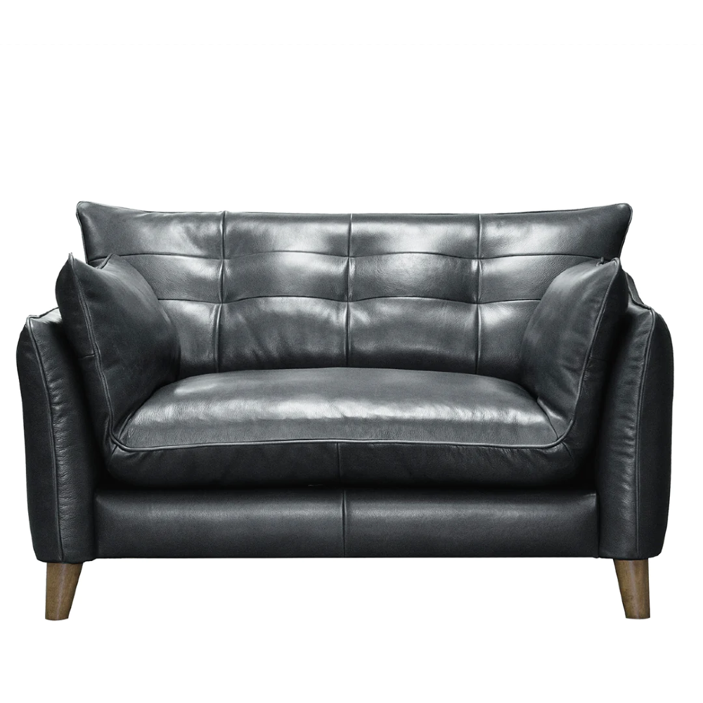 Tobias Snuggler Sofa | Leathers| Annie Mo's