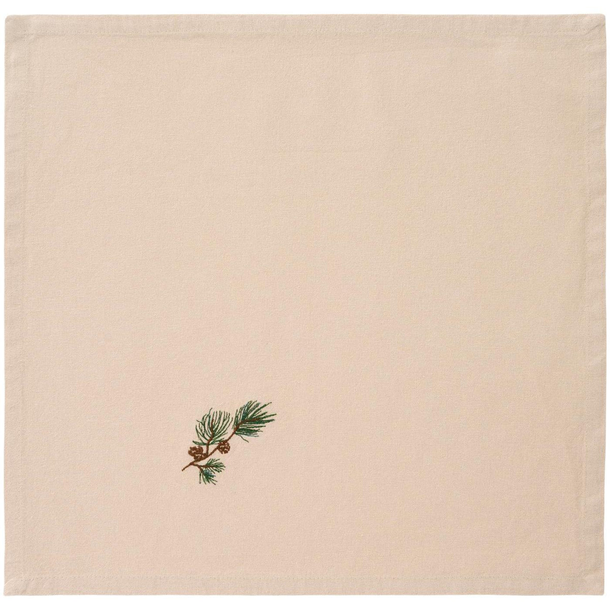 Traditional Napkin with Pine Cones and Branch 40cm | Annie Mo's