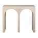 Travertine Effect Double Arch Console Table 98cm | Annie Mo's