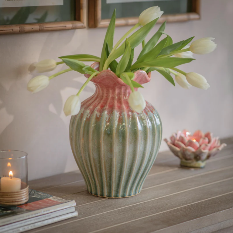 Tresco Scallop Vase 29cm | Annie Mo's
