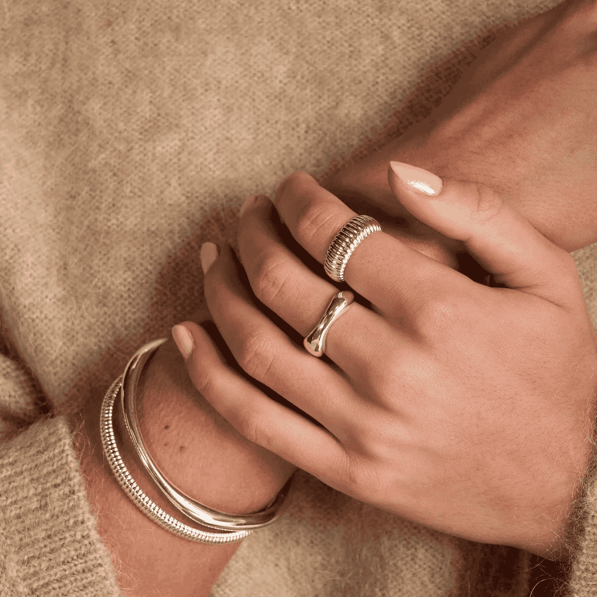 Sunlit Ring Silver