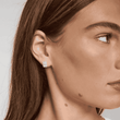 Cascade Stud Earrings Silver